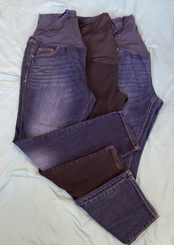3 Maternity Jeans (blue Old Navy Size 