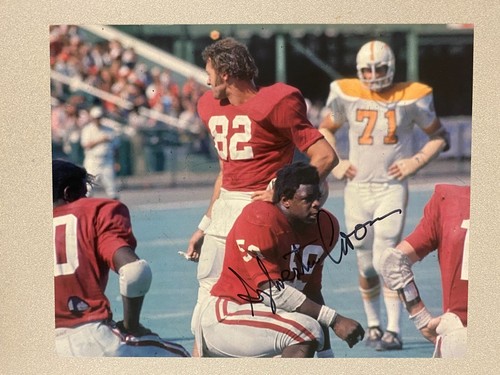 Sylvester Croom signed ALABAMA CRIMSON TIDE 8 X 10 photo