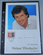 Odręczny autograf Helmut Förnbacher Philswiss 1986 (112151)