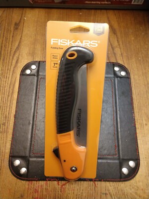 Fiskars Folding Saw 7''Triple Ground S.S. Blade Non Slip Grip Lifetime Warranty 