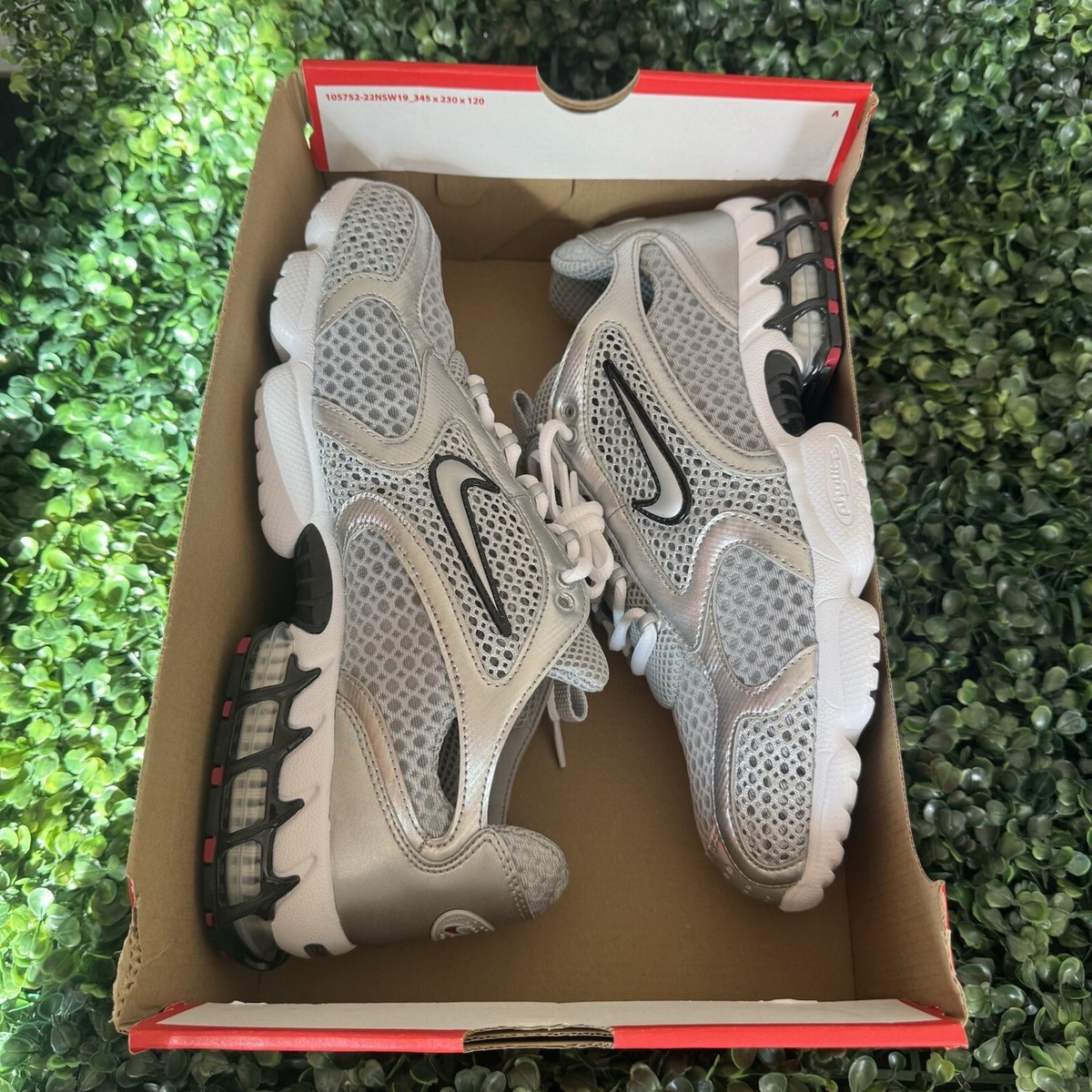 スニーカー Nike SNEAKER (CJ1288) Air Zoom Spiridon Cage 2 LT Smoke Grey/Metallic Silver