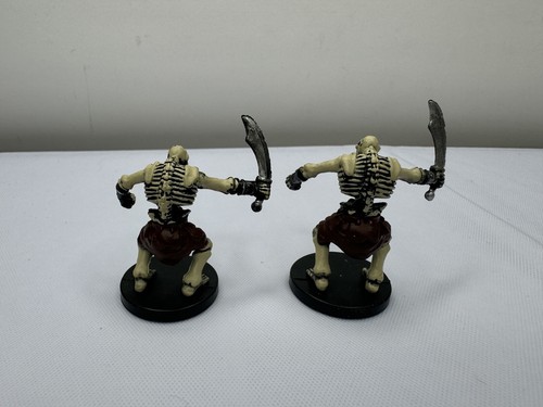2 D&D Miniatur Ork Skelett #55 RPG - Bild 3 von 6