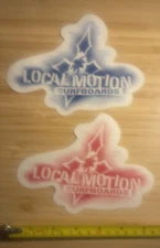(2) LOCAL MOTION SURFBOARDS Aloha, Surfer, Surfing, Decal / Sticker