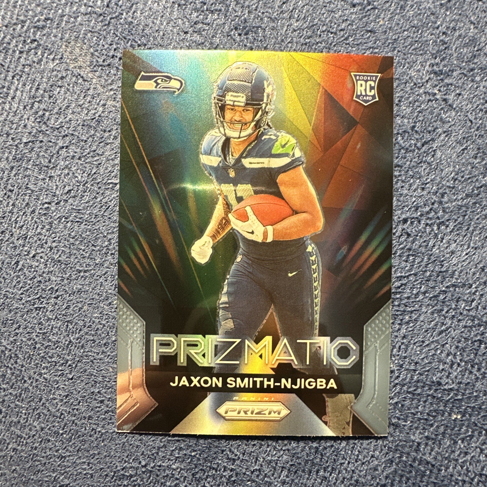 2023 Panini Prizm Jaxon Smith-Njigba Prizmatic #1 Seahawks RC
