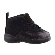 Jordan 12 Retro Black Taxi TD Toddler Shoes Retro Black Taxi 850000-071