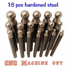18pc Dapping Punches Hardened Steel Mirror Polished PREMIUM