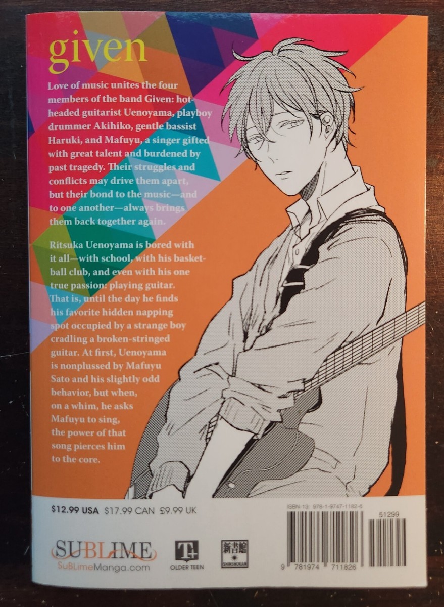 Given 1: Volume 1 by Kizu, Natsuki Paperback / softback Book