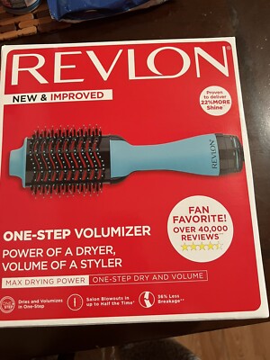 Revlon One-Step Hair Dryer And Volumizer Hot Air Brush Mint New In Box Revlon One-Step Ceramic Hair Dryer & Volumizer Hot Air Brush  main image 4