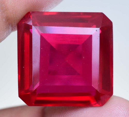 59.15 CT Natürlich Mosambik Blutrot Rubin Zertifiziert Oktagon