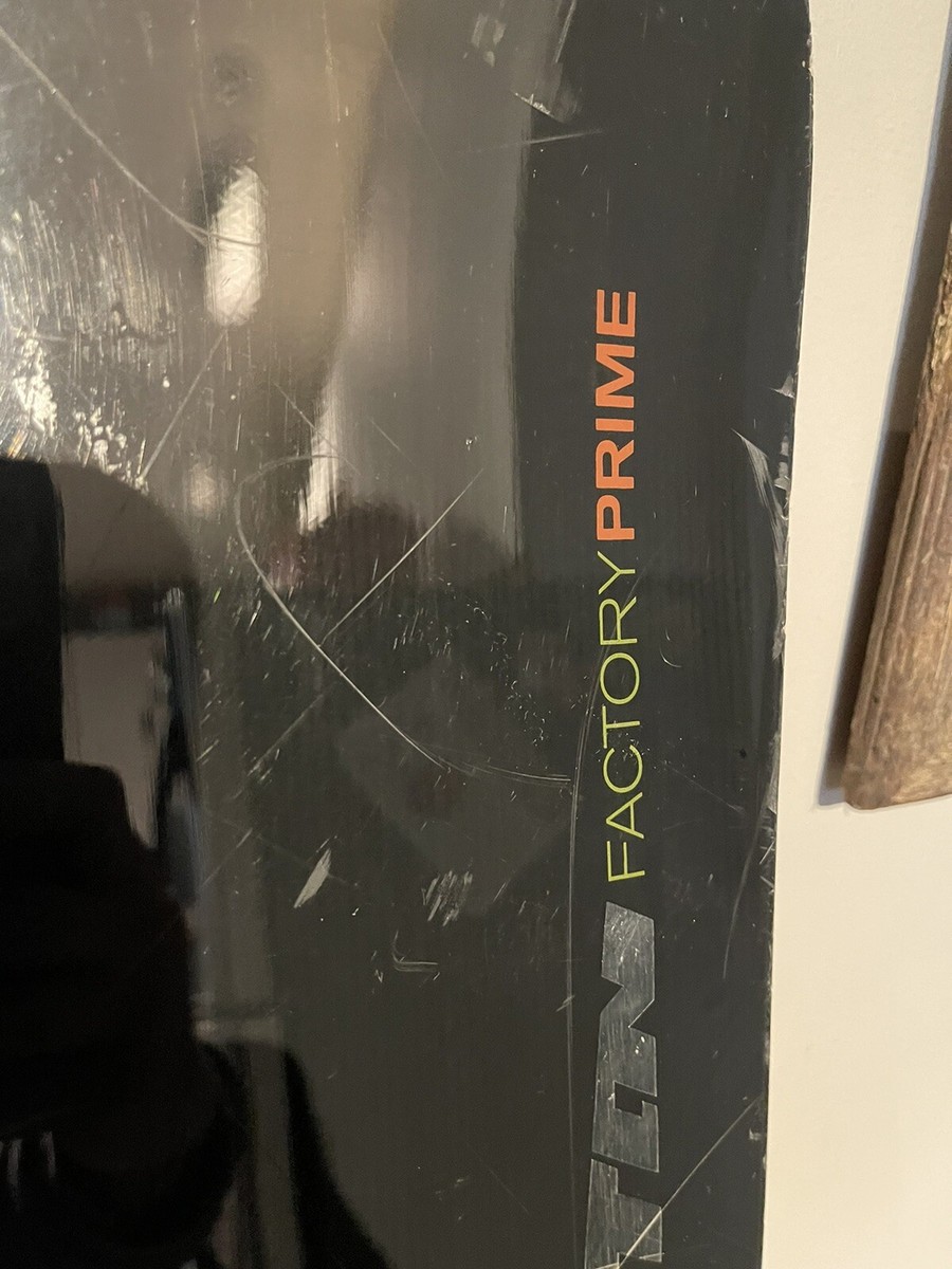 Burton Factory Prime 160 Cm Alpine Racing Snow Board 60 Black 62.5