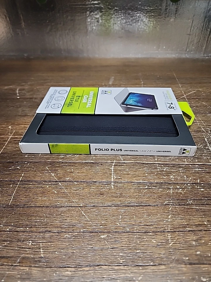 M Edge International Inc BASIC FOLIO BLACK Fits Most 7 in.- 8 in. Tablets - Image 3 of 4