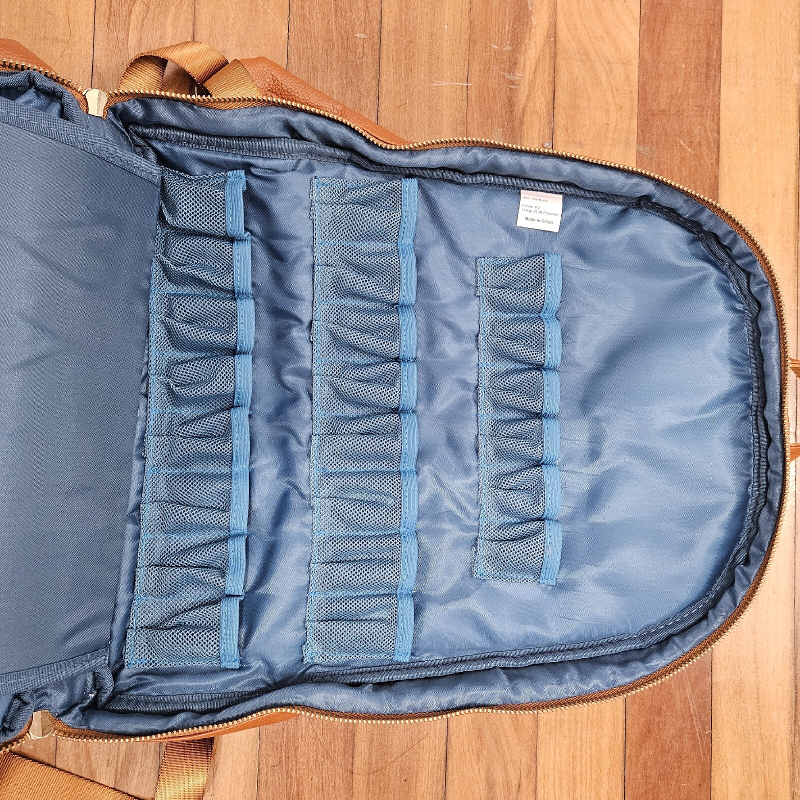 Young Living Vegan Leather Backpack Brownholds appro… Gem