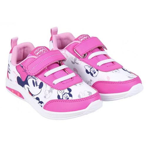 Chaussures de Sport Disney Minnie Souris A Bande pour Fille Avec Lampes LED 4982 - Photo 1/6