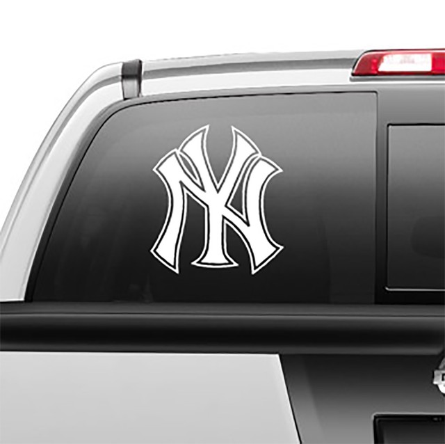 NY New York Yankees Pinstripe Window Sticker Vinyl Decal any size any