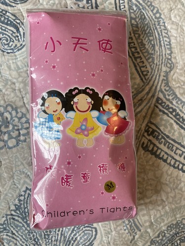 Girls Printed Red Tights Size 4-6 Chinese Packaging Writing Good Quality NEW - Picture 7 of 11