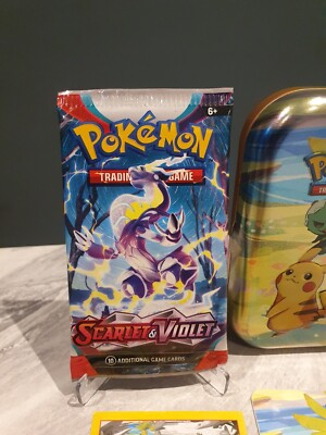 Pokmon TCG Scarlet & Violet Booster Pack in Paldea Friends Mini Tin Free UK  Del | eBay