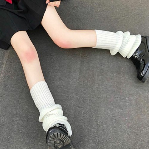Stulpen Damen Frauen warme kniehohe Zopfmuster Strick Häkel lange Socken - Bild 14 von 24