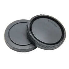 Camera Body Front Cap Rear Lens Cover For Sony A6300 A6000 A6400 A7R2 A7M3 ILD c