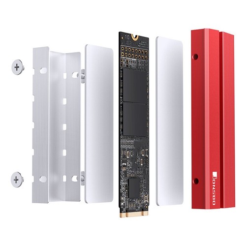 M.2-6 Solid State Heat Sink 2280 Thermal Vest Nvme HDD Ssd Aluminum M22559 - Afbeelding 9 van 10