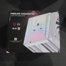 Thermalright Peerless Assassin 120 Vision MAX ARGB White CPU Cooler with 5'' ...