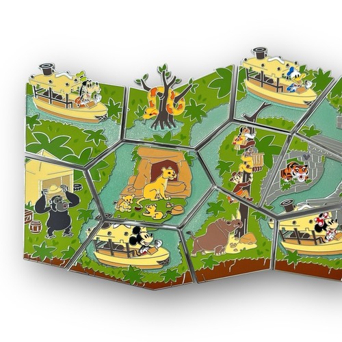 2025 Disney World Jungle Cruise Attraction Map Puzzle Set LE COMPLETE Chaser WDW - Picture 4 of 18