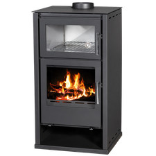 VICTORIA REGINA F-W Kaminofen Backfach 8,65kW Ext. Luftzufuhr Holzofen Kamin