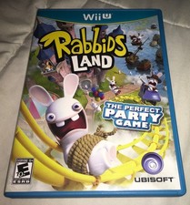 Rabbids Land Nintendo WiiU Ubisoft Raving Rabbids Nickelodeon Party Game E10+ NM