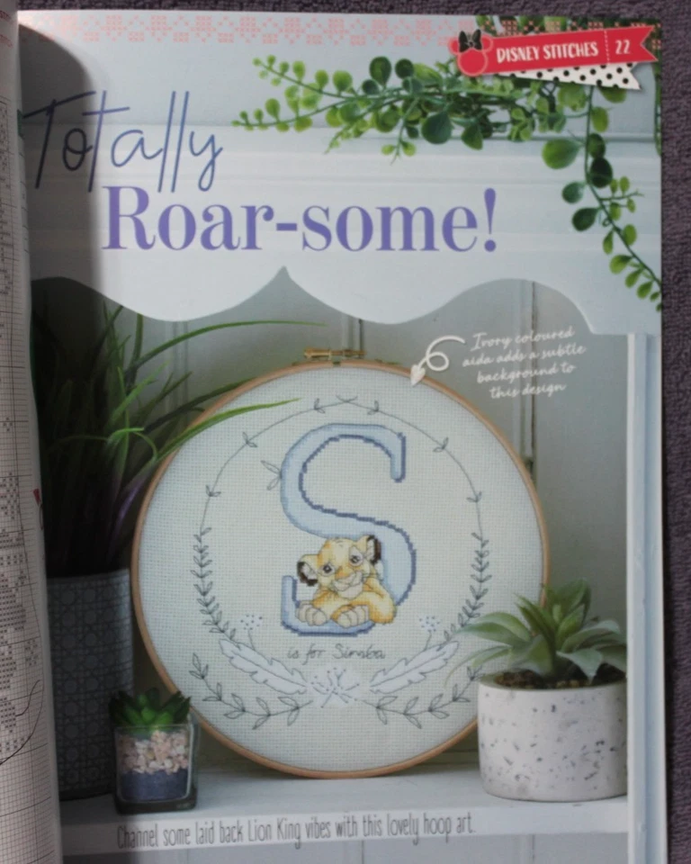 DISNEY HACHETTE cross stitch magazine ISSUE 12 please read description - Image 4 of 4