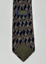 Vintage Chaps Ralph Lauren Geometric Pattern Necktie