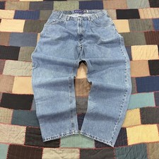Vintage Levi's Silvertab Baggy Fit Jeans Medium Wash Denim USA Made - 38X32