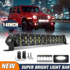 15202428334252 Dual Row Led Light Bar Spot Flood Offroad Driving Truck 4wd