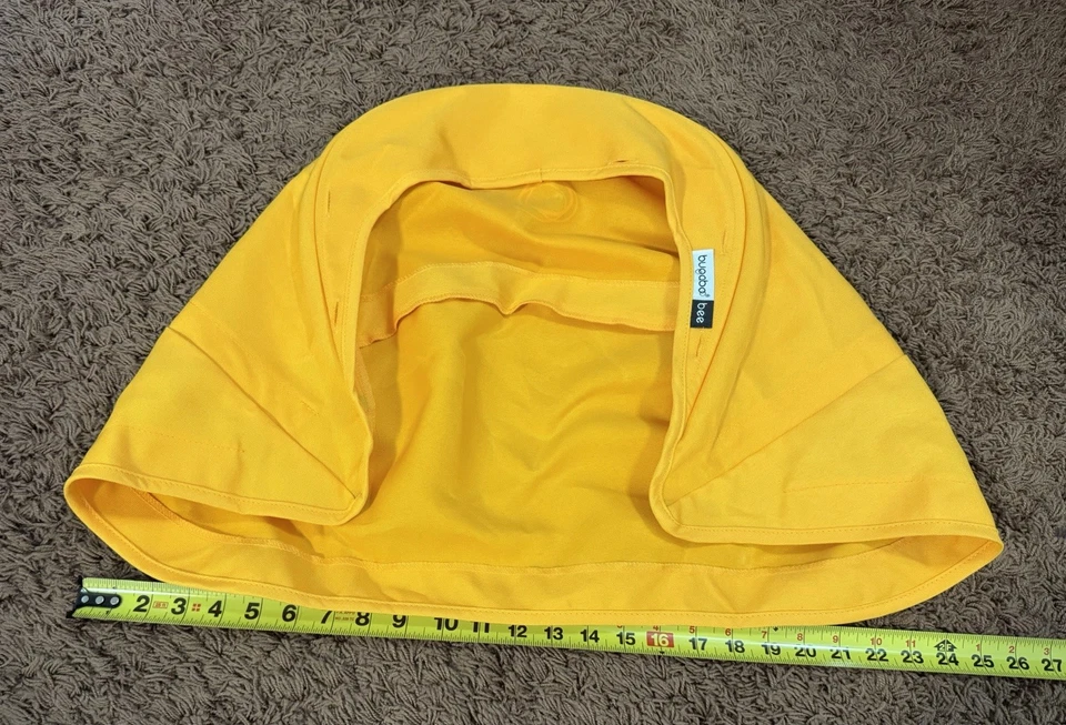 Nuevo sin etiquetas Bugaboo Bee + Toldo solar amarillo 580311UE01 - genuino nunca usado Foto 4 de 4