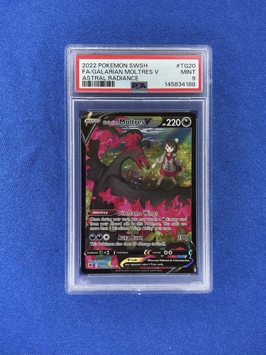Galarian Moltres V graded PSA 9 for sale on eBay