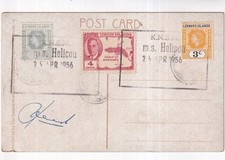Carte postale îles Vierges britanniques m.s Helicon