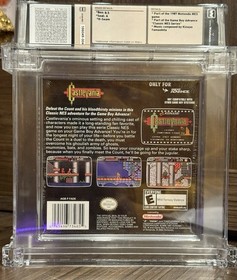 Castlevania (Classic NES Series) for Game Boy Advance - WATA graded slab 8.5 A