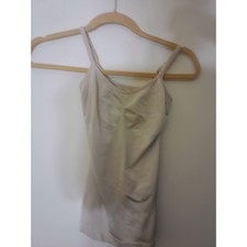 Maidenform Shapewear Camisole Women L Beige Seamless Smoothing Basic Layering