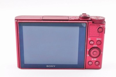 SONY Cyber-Shot DSC-WX500 Camera 18.2MP Red W/ Battery Charger