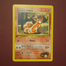Brock's Vulpix Gym Heroes 73/132 1st Edition Common Regular ENG 2000 HP40 on eBay