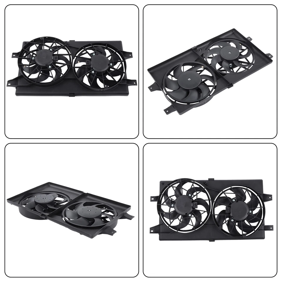 For Chrysler Sebring Dodge Stratus 2001-06 620-350 Radiator Cooling Fan Assembly Foto 3 de 4