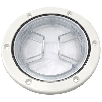 ISURE Marine 6inches Nylon Circle Transparent Deck Plate Hatch Cover Accessories