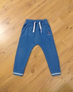 IMPIDIMPI Schlupfhose Jogger Style 86/92 blau BOOT Rippbündchen Zugband Taschen