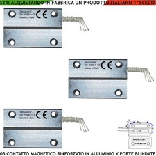 Sensori Magnetici Corazzati Tre Sensori Allarme Porte Blindate Materiale Ferroso