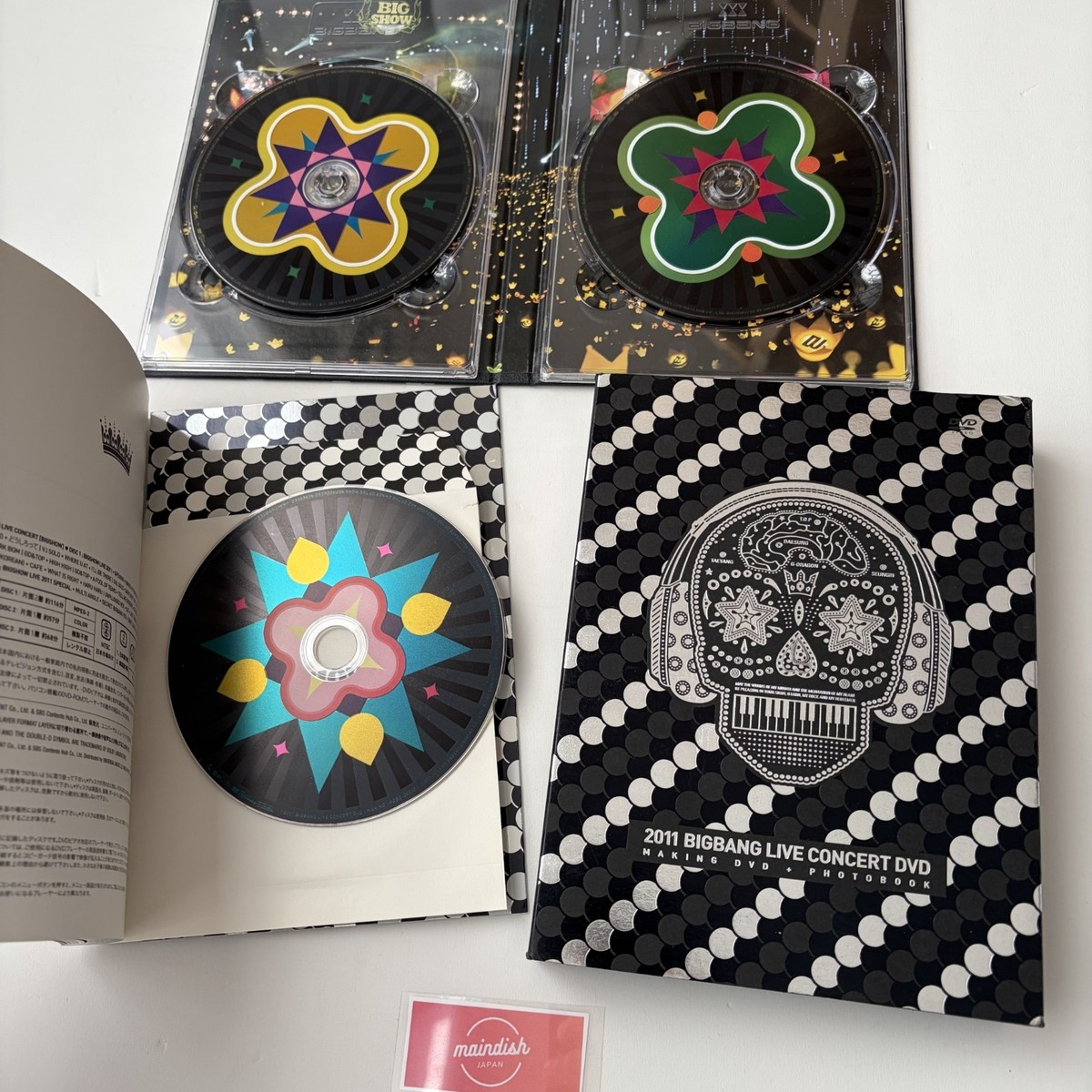 2011 BIGBANG LIVE CONCERT 3 Disc DVD MAKING DVD + PHOTO BOOK 