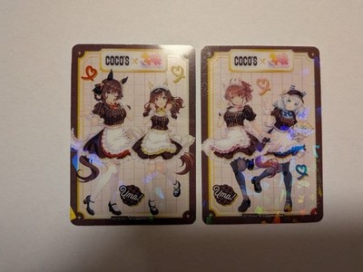 Uma Musume Coco's Clear Card Set of 2 Genny Donne Bue Navista Hishimiracle Dant
