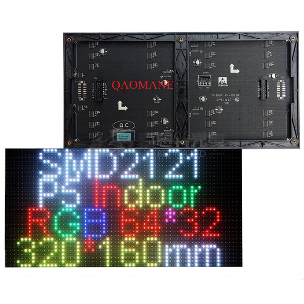 P5 SMD2121 RGB full color led display module,indoor LED panel1/16 scan 320*160mm