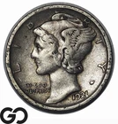 1921-D Mercury Dime *Significant Key Date* Choice VF++/XF, Tough his Nice!