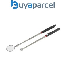 Image of Sealey S0940 Siegen Telescopic Magnetic Pick-Up Tool & Inspection Mirror Set 2pc