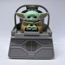 Used Star Wars Mandalorian The Child Speaker Voice Activated Gray 