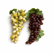 Lot Of 2 Sets Of Faux Artificial Fruit Grapes Plastic Decor Staging