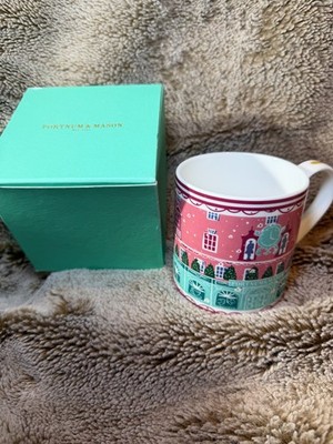 Fortnum & Mason Piccadilly House Christmas Fine Bone China Tea Coffee Mug NEW